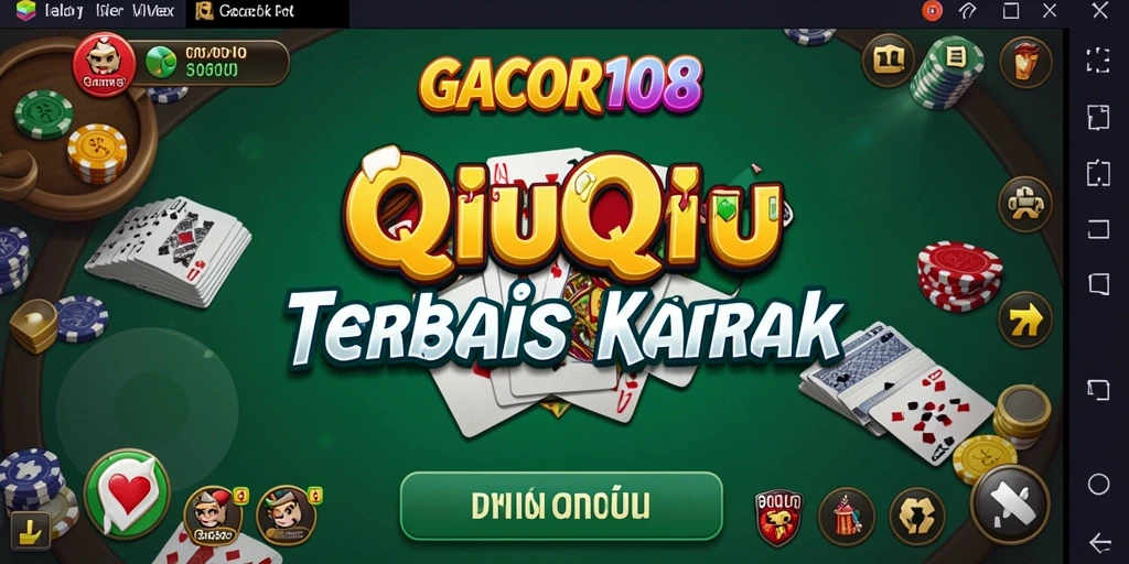 Screenshot gameplay seru dari GACOR108 yang menggambarkan QiuQiu.