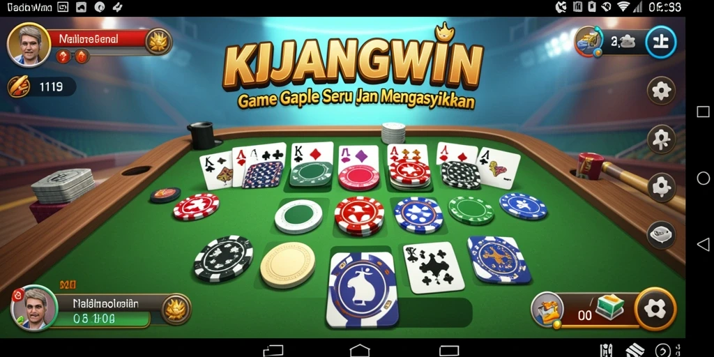Gameplay Gaple seru dan menyenangkan di KIJANGWIN.