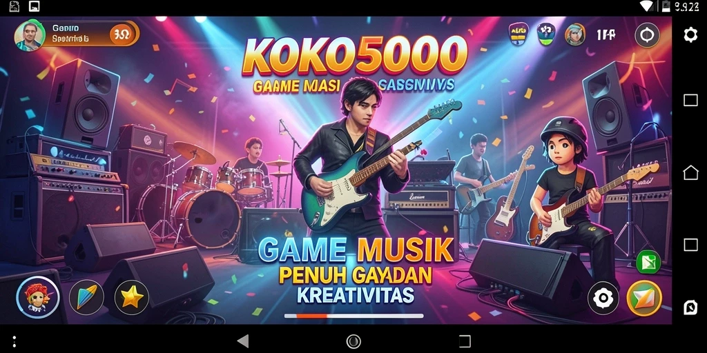 Tampilan gameplay KOKO5000 yang interaktif dan mengasyikkan.