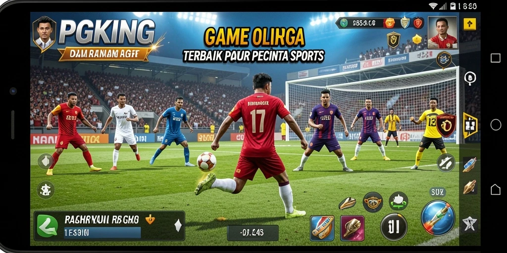 Tampilan gameplay PGKING yang seru dan kompetitif.