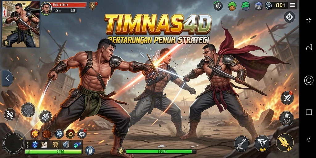Gameplay seru dan pertarungan epik dalam TIMNAS4D.