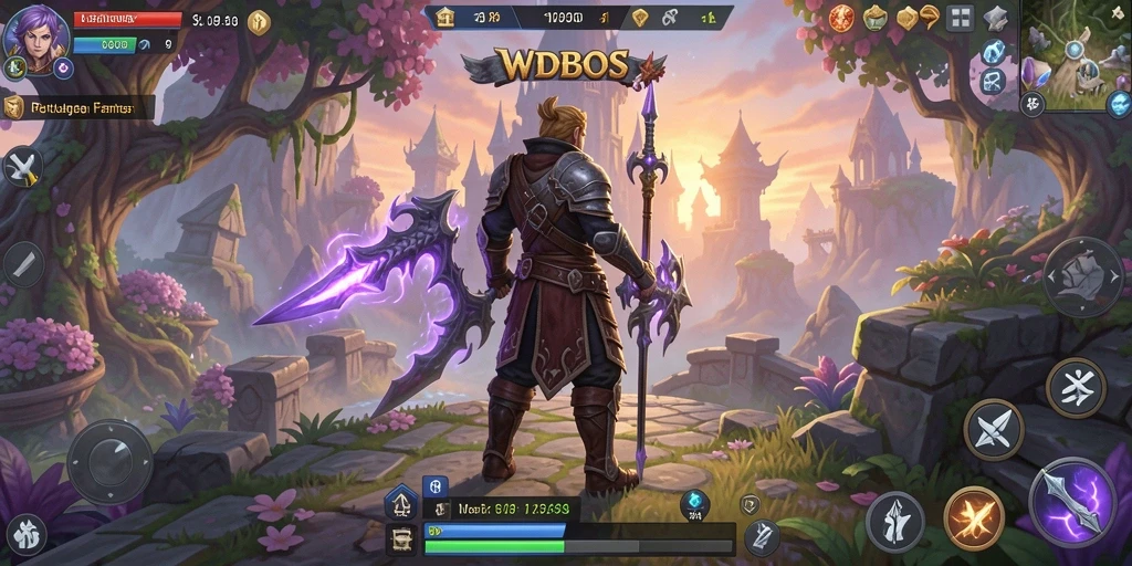 Tampilan menarik gameplay RPG WDBOS dengan grafis menawan.